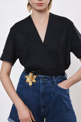 ⛵️Spring / Summer - Judi blouse - Black 🐈‍⬛