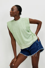 🍰 SUMMER 2026 -  Henri Tank - Mint 🍵 **Ribbed hem**