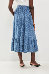 🍰 Summer 2026 - Polly skirt -  Printed Denim is always a good idea