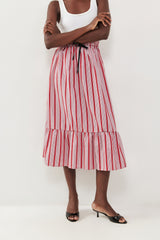 🍰 Summer 2026 - Polly skirt - Rouge Stripe