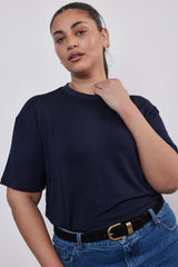 🍰 Spring/Summer  2026 - Sticker T- Shiny ✨ Navy