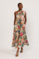 🍰 Summer 2026 - Philadelphia 76 -One Shoulder Maxi Dress- Floral