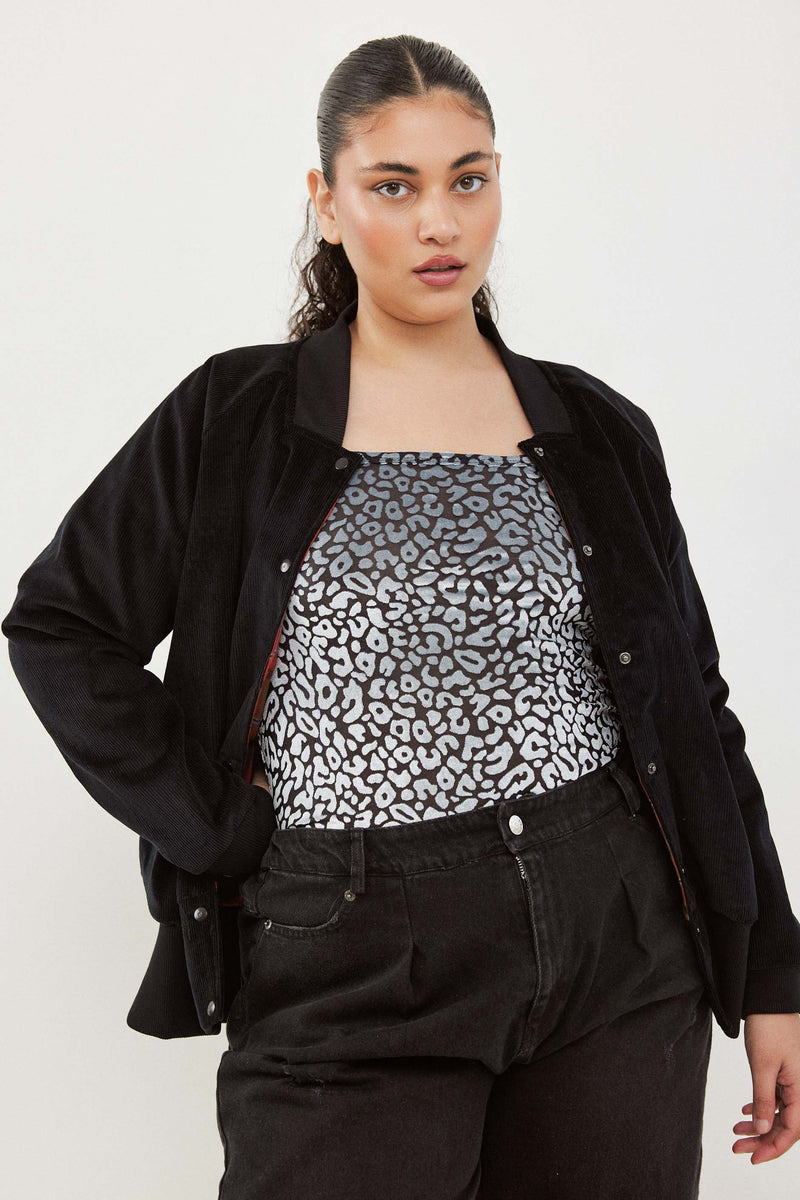 🧦Winter 2025/2026 - Bomber - Be there or Be square -  Black Corduroy