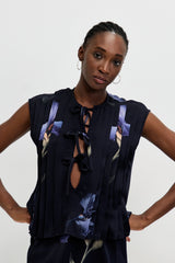 🍰 SUMMER 2026 - Breeze Bow Blouse- Orchids