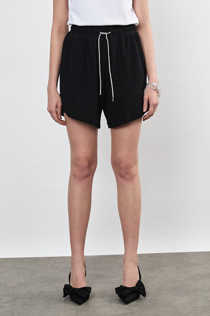 ⛵️Spring/Summer 2025 - Boxing shorts- Black Lurex