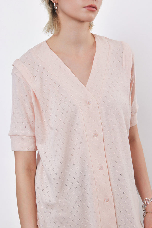 ⛵️Spring/Summer 2025 - Baseball ⚾️ Shirt - Cotton Candy