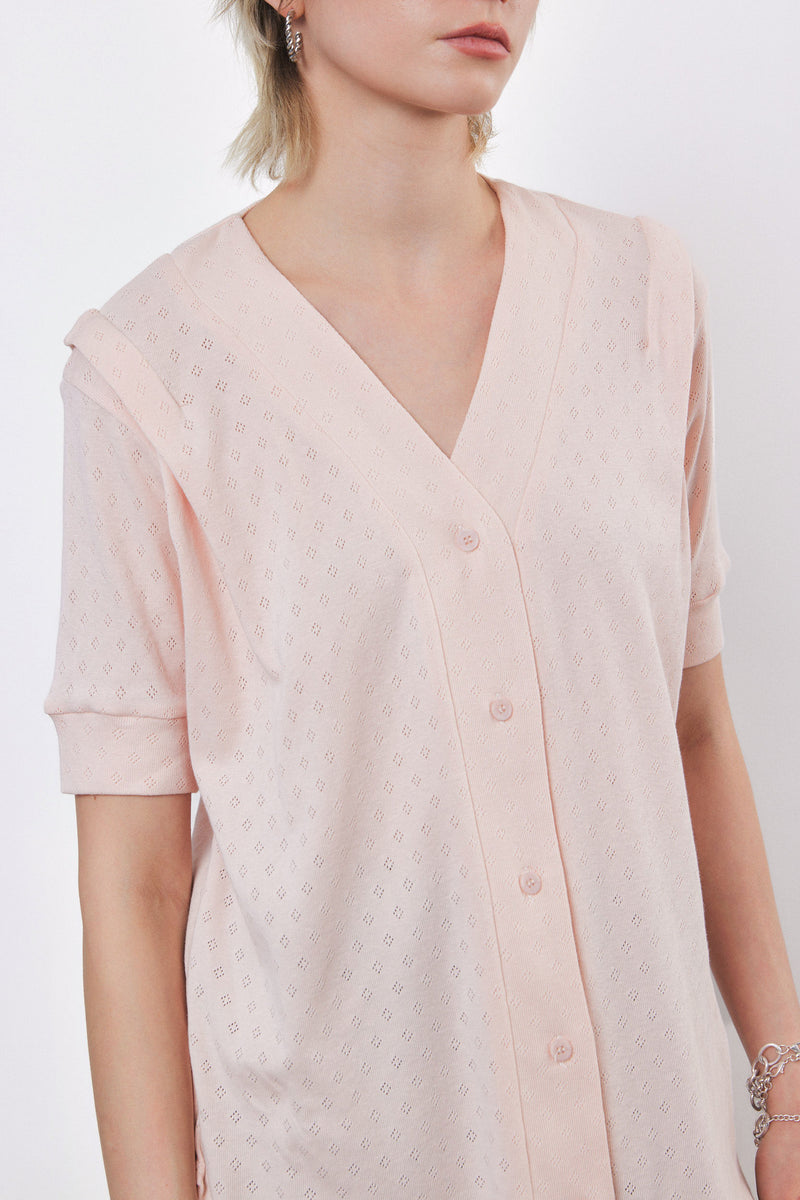 ⛵️Spring/Summer 2025 - Baseball ⚾️ Shirt - Cotton Candy
