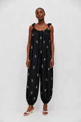 🍰Summer 2026 - Miami jumpsuit - Black with embroidery