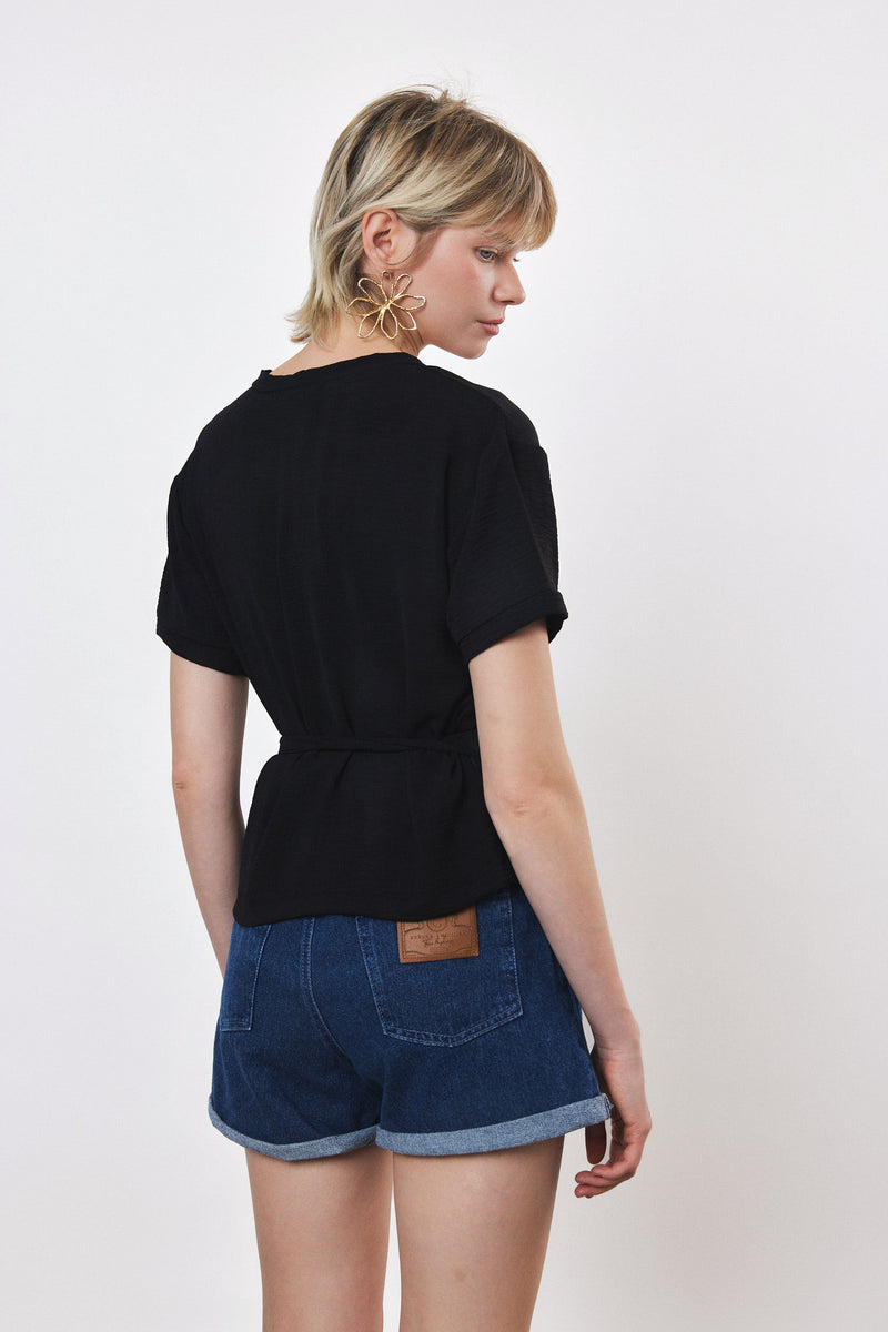 ⛵️Spring / Summer - Lea blouse - Dominant Black