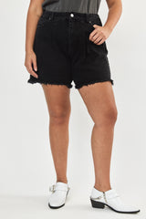 ❄️Winter 2023/2024 - Baggy Denim Shorts - Black wash 🧼