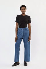 🪻Spring/Summer 2024- Kelly wide leg  dark blue jeans