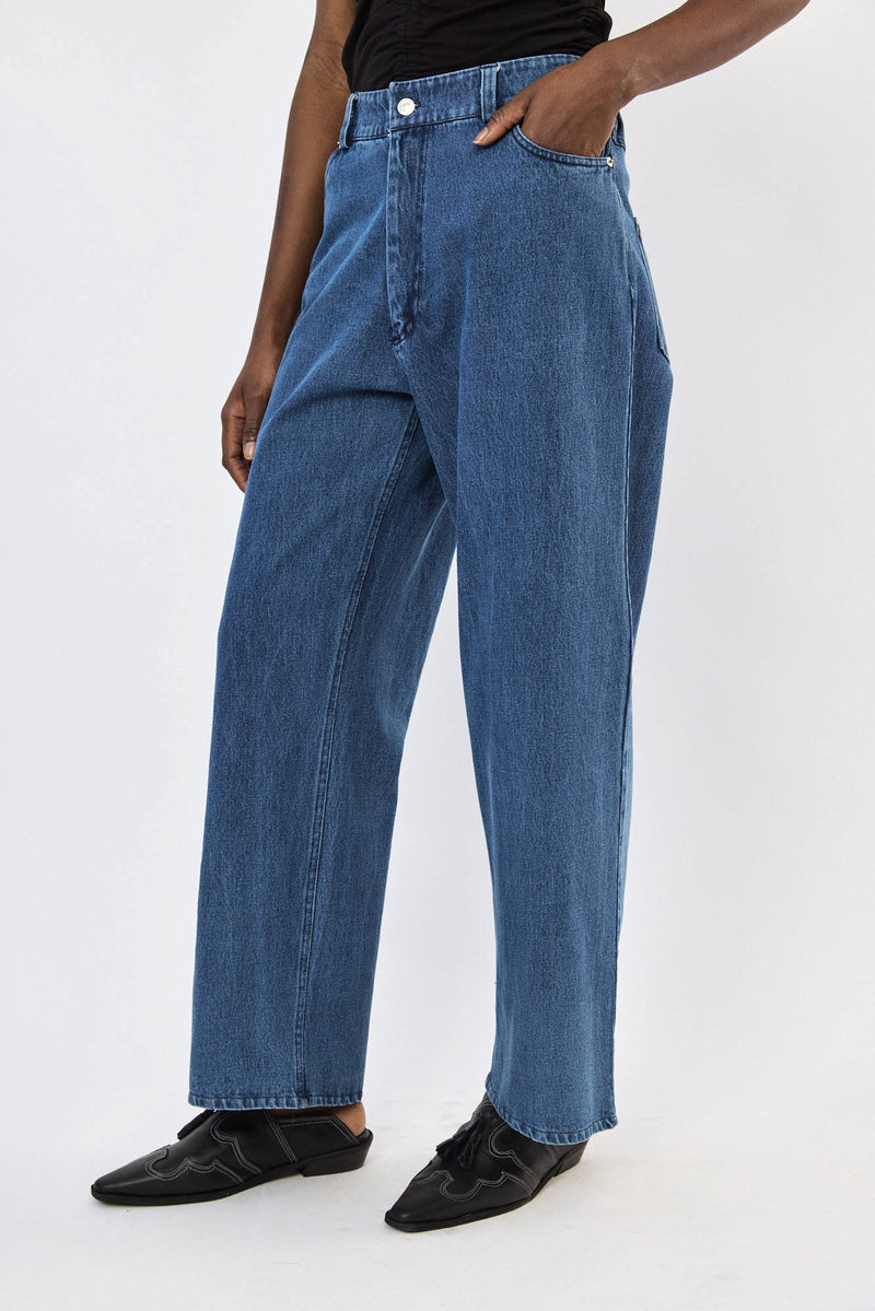 🪻Spring/Summer 2024- Kelly wide leg  dark blue jeans