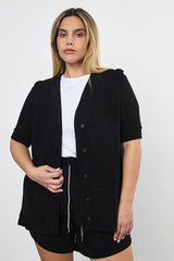 ⛵️Spring/Summer 2025 - Baseball ⚾️ Shirt - Black Lurex