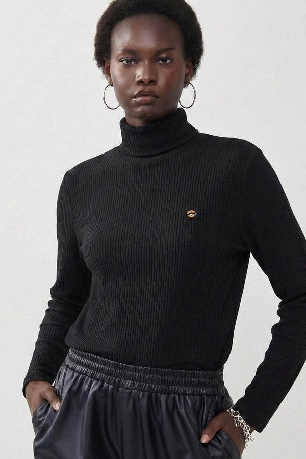 🧦 AUTUMN/WINTER 2025/2026 -  Turtle neck jumper -  Black
