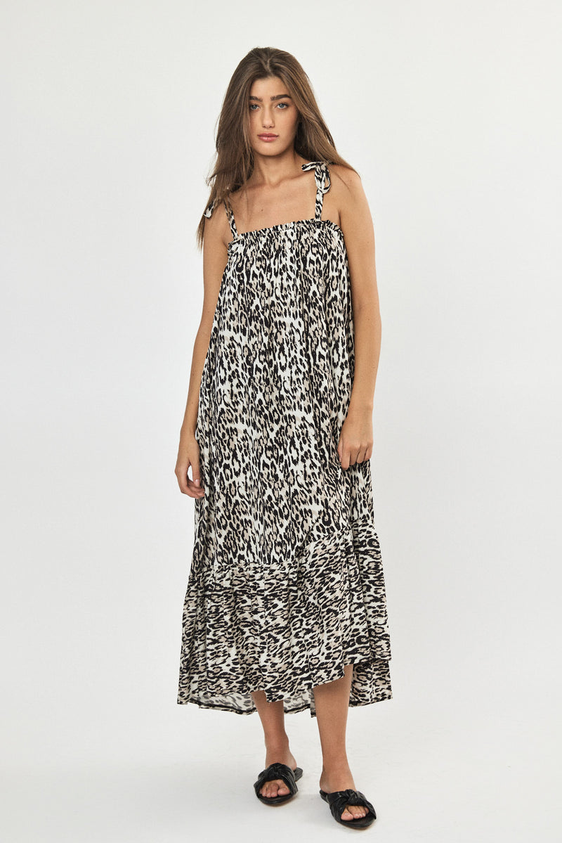🌻In between - August dress - Leopard Style