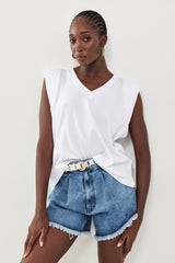 🍰 SUMMER 2026 -  Henrietta V Tank - Deep Clean ‬ **No ribbed hem**