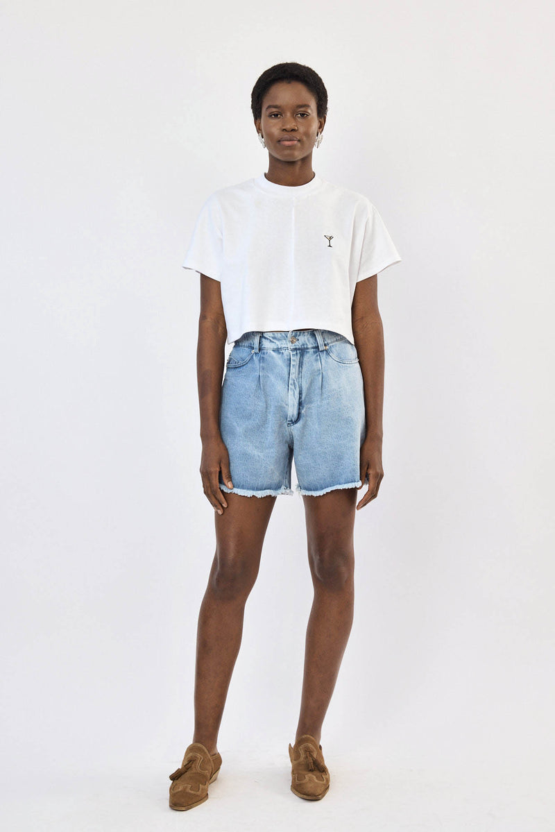 🪻Spring/Summer 2024 - Baggy Denim Shorts Beverly hils 90210 Light Blue wash 🧼