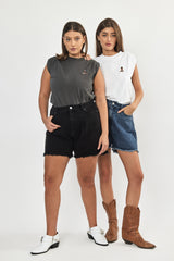 ❄️Winter 2023/2024 - Baggy Denim Shorts - Black wash 🧼