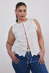 🍰 summer 2026 - Lilly Vest - White