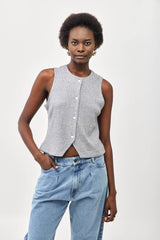 🎋Spring 2025 - Chu Chu Vest - Grey
