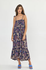 🌻In between - August dress - Purple Paisley