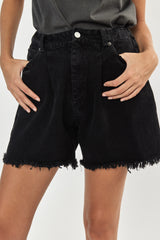 ❄️Winter 2023/2024 - Baggy Denim Shorts - Black wash 🧼