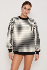 🪡🧵Sample🪡🧵 - The Lot Sweatshirt - Striped