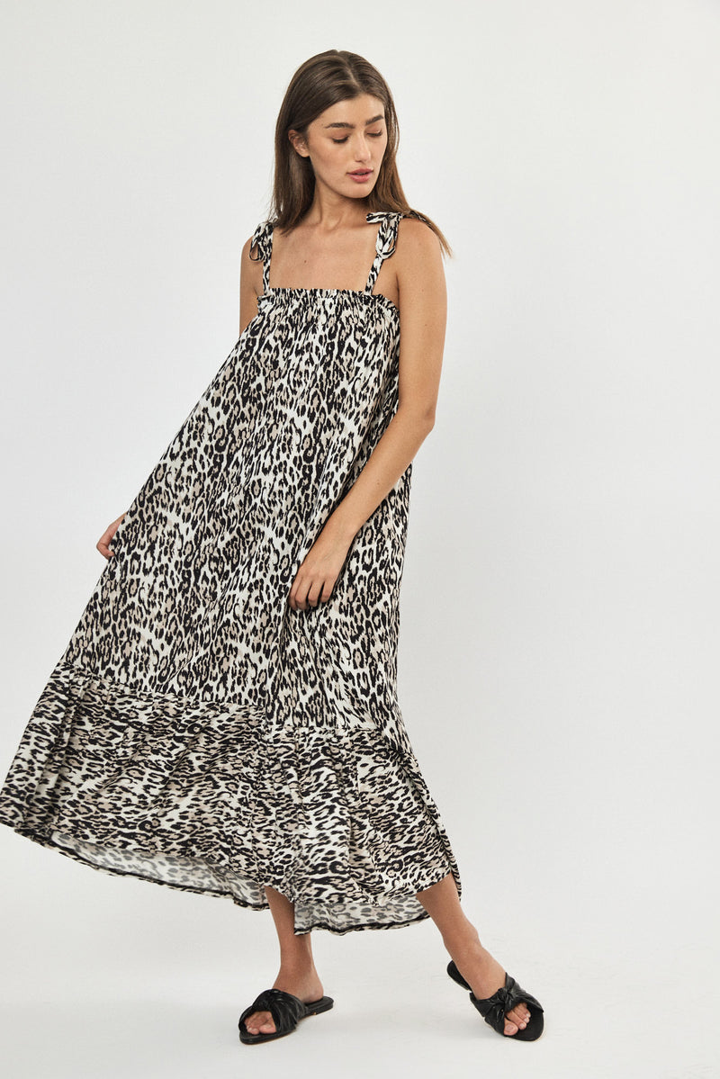🌻In between - August dress - Leopard Style