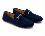 🍰Summer 2026 - Suede Driving Loafers - Blue - Handcrafted in a small artisan workshop in Italy 🇮🇹🍝🍮