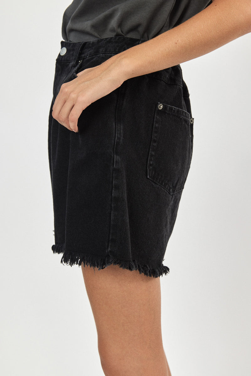 ❄️Winter 2023/2024 - Baggy Denim Shorts - Black wash 🧼