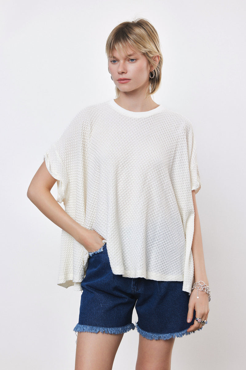 ⛵️Spring/Summer 2025 - Solar T - Textured White