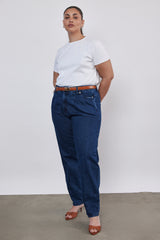 🍰 Summer 2026- Our interpretation for Mom jeans - Deep Blue