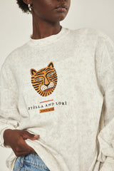🪡🧵Sample🪡🧵🍁Autumn 2024/2025 - Sara Sweatshirt - Tiger 🐯