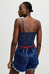 🍰 Summer 2026 - Flirty Top - Blue