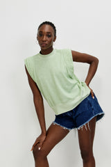 🍰 SUMMER 2026 -  Henri Tank - Mint 🍵 **Ribbed hem**