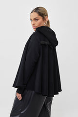 🧦 Autumn/Winter 2025/2026- The Bun zip up hoodie - Back to Black Cotton