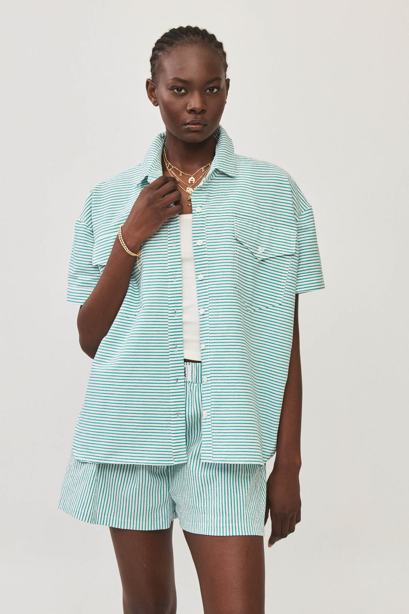 ⛵️Spring/Summer 2025 - BBQ shirt - Fresh mint 🍃