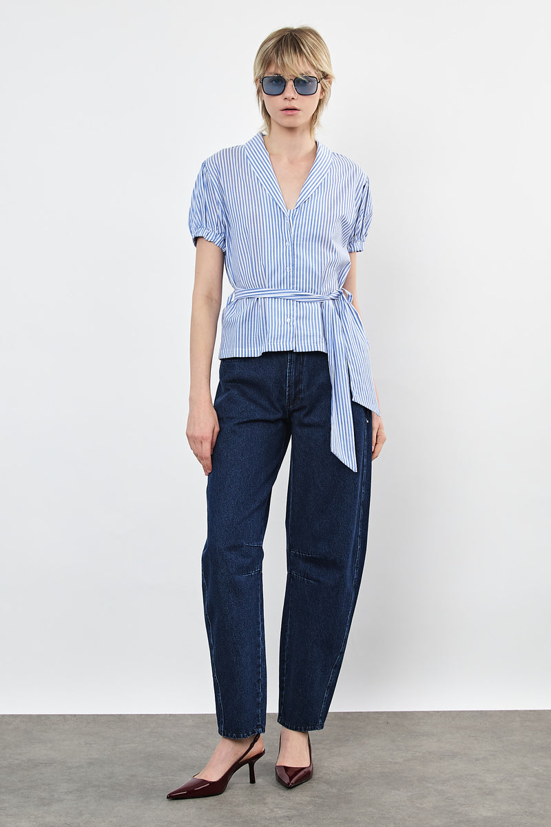 ⛵️Spring / Summer - Merci blouse - Blue Tide