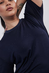 🍰 Spring/Summer  2026 - Sticker T- Shiny ✨ Navy