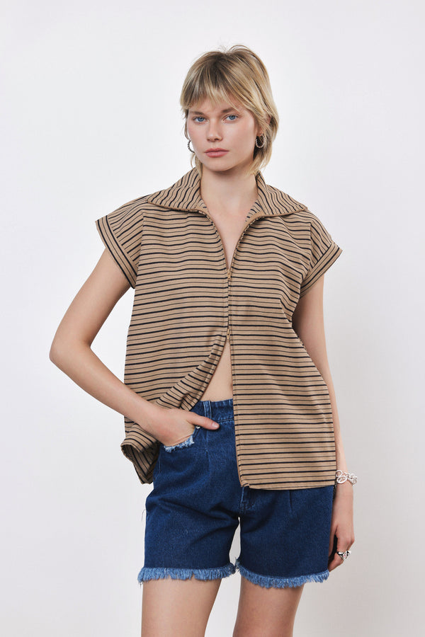⛵️Spring/Summer 2025 - Kalima Vest - Coffee