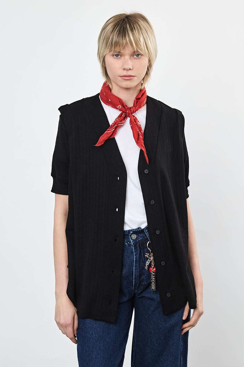 ⛵️Spring/Summer 2025 - Baseball ⚾️ Shirt - Black Touch