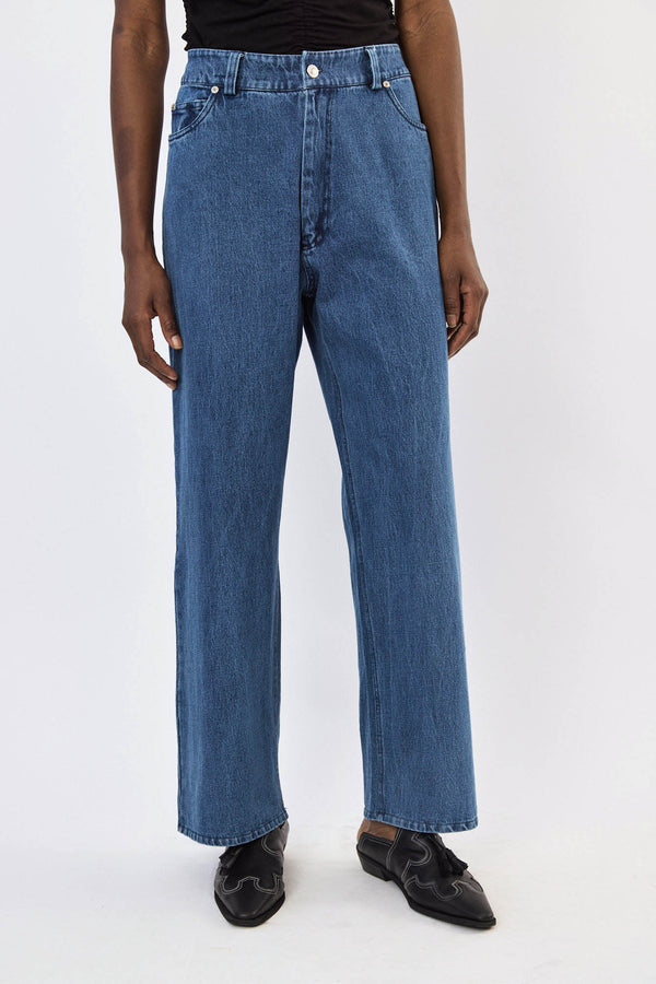 🪻Spring/Summer 2024- Kelly wide leg  dark blue jeans