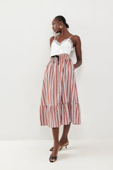 🍰 Summer 2026 - Polly skirt - Sienna Stripe