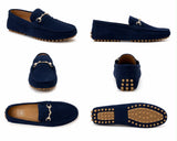 🍰Summer 2026 - Suede Driving Loafers - Blue - Handcrafted in a small artisan workshop in Italy 🇮🇹🍝🍮