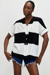 🍰Summer 2026  - Baseball ⚾️ Shirt - Monochrome 🖤🩶