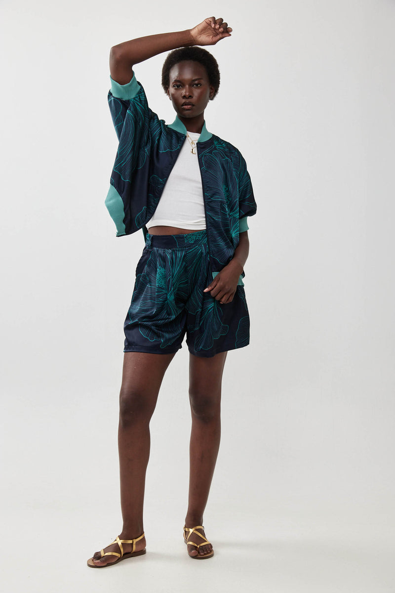 🧦Autumn/Winter 2025/2026  - 1990 Shorts -  Elegant Navy with Green