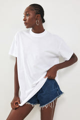 🍰 Spring/Summer  2026 - Extra Long  T- Clean White - 🌱 Made from premium-quality cotton with an exceptionally soft feel 🌱