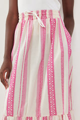 🍰 Summer 2026 - Polly skirt - Pink embroidery 🪡