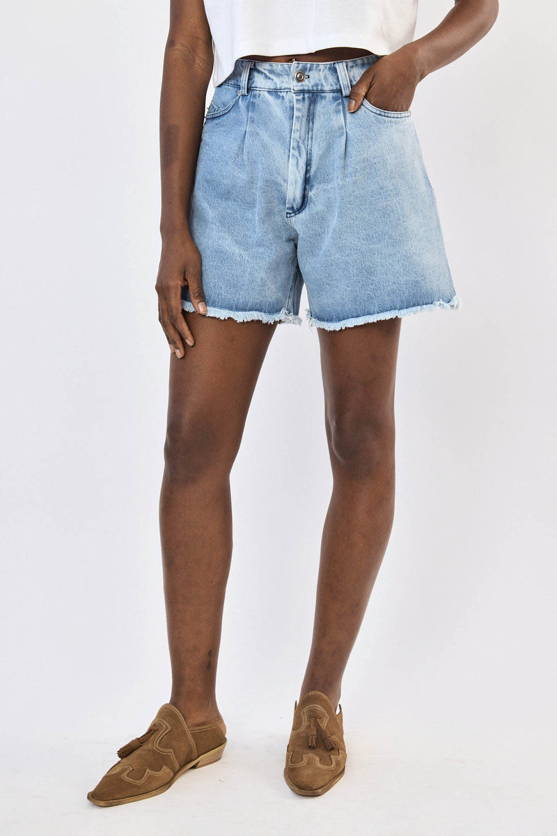 🪻Spring/Summer 2024 - Baggy Denim Shorts Beverly hils 90210 Light Blue wash 🧼