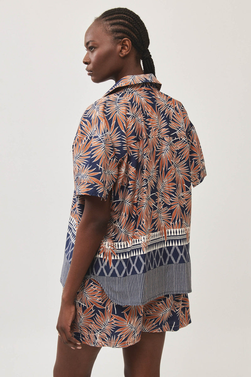 ⛵️Spring/Summer 2025 - BBQ shirt -  Tropical maze